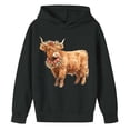 thumbnail image 4 of Sudaderas con capucha para niños y niñas, sudaderas casuales de manga larga, lindas sudaderas de gran tamaño con bolsillo de polar, chaquetas para niñas, 4 of 4