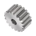 thumbnail image 4 of Plano Espolón Piñón Engranaje 5mm Interior Apertura 18T 1 Módulo Inoxidable Acero Espolón Diferencial Motor Engranaje RC Repuesto Piezas, 4 of 4
