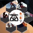 thumbnail image 4 of Arnés de seguridad de cintura con protección de cuerda de escalada en roca para de rappel 50 a 120cm, 4 of 8