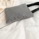 thumbnail image 5 of Bolso Hombro Con Diamantes Imitación para Mujer Bolso Mano Bolso Mensajero Con Cadena (negro), 5 of 9