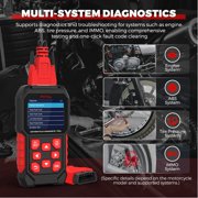 FXTUL M4 Motorcycle Diagnostic Tool, Multi-System OBD2 Scanner Code Reader, Fit for Ducati-3P/4P,Generation IV-6P Special with Oil Service Reset