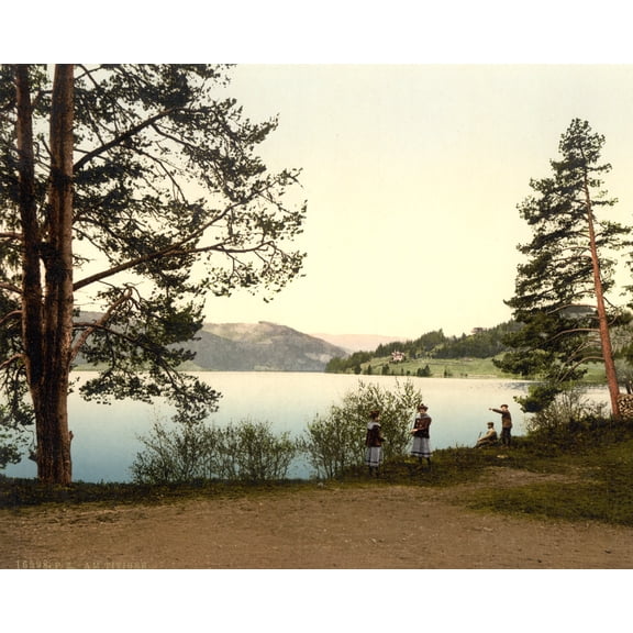 Print: On The Lake, Titisee, Black Forest, Baden, Germany, circa 1890