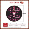thumbnail image 2 of Sikiie Breast Cancer Nativity Christmas Tree Skirt, Jesus Christian Winter Holiday Tree Mat Decoration(30-48IN)30", 2 of 6
