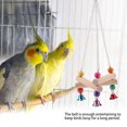 thumbnail image 2 of 3pcs/set Parrot Toys Triangle Stand Rack Hanging Ladder Chewing Swing Cage Accessory, 2 of 8