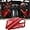 red, variant on TINKI Engine Bay Panel Cover Compatible with Chevrolet Corvette C8 2020-2023, Aluminum Alloy Rear Engine Covers Left Right Engine Case Guards Protector