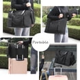thumbnail image 4 of Laptop Tote Bag for Women 17.3 Inch Laptop Bag Large Teacher Tote Bag Waterproof Nylon Work Bag with Wristlet Wallet Computer Tote Bag Handbag Satchel Shoulder Bag (2pcs), 4 of 8