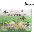 thumbnail image 3 of FREEAM Easter Holiday Non Slip Area Rug for Living Dinning Room Bedroom Kitchen, 2' x 3'(24 x 36 Inch), Easter Rabbit Nursery Rug Floor Carpet Yoga Mat, 3 of 6