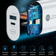 thumbnail image 6 of 12W USB C Fast Charger Dual Port PD Powered Wall Charger Stand Lightweight Portable Multiple Outputs, 6 of 8