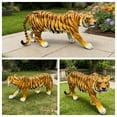 thumbnail image 6 of 33.46" Large Tiger Statue for Garden,Outdoor Sculpture,Animal Decor for Yard Porch Entryway Patio Living Room,Resin,Orange, 6 of 9