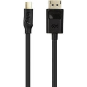 Cable Matters Mini DisplayPort to DisplayPort Cable (DisplayPort to Mini DisplayPort 1.4 Cable) with 8K 60Hz Video Resolution and HDR in Black 6 Feet - Thunderbolt and Thunderbolt 2 Port Compatible