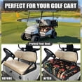 thumbnail image 4 of Whosucclay Butterfly Mushroom Golf Cart Seat Cover Blanket Towel Accessories, Elastic Breathable Towel Blanket Cover for Club Car EZGO Yamaha, 52.36 x 32.28 inch, 4 of 7