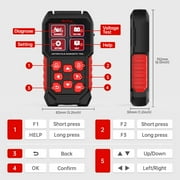 MRCARTOOL Motorcycle Diagnostic Measurement Tool M4 Motorcycle System Code Readers Scan Tool Motorcycle Fault Code Reader Compatible for YAMAHA-2P/HONDA,KAWASAKI-1/2/3/4/5/6P,OBDII