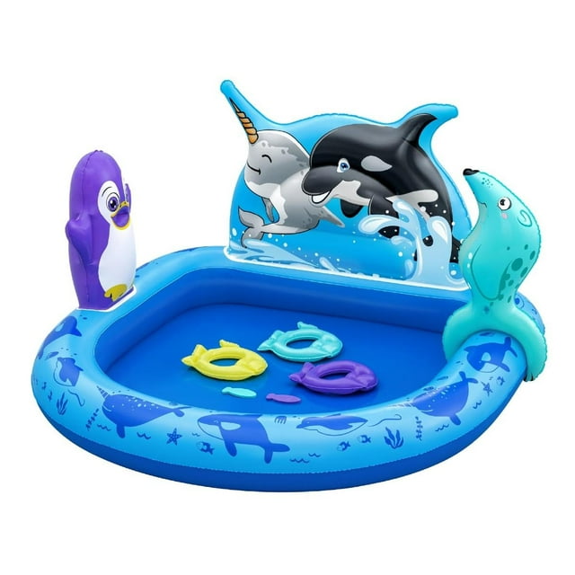 Centro de Juegos Acuáticos Bestway Polar Pals multicolor Inflable multicolor