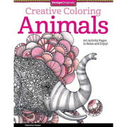 Pre-Owned Creative Coloring Animals: Art Activity Pages to Relax and Enjoy! (Paperback 9781574219715) by Valentina Harper