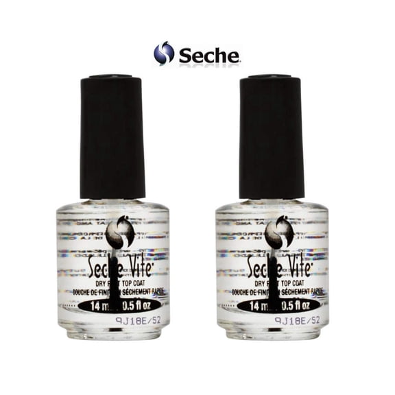 Seche Vite Dry Fast Top Coat 0.5 fl oz  - Duo combo