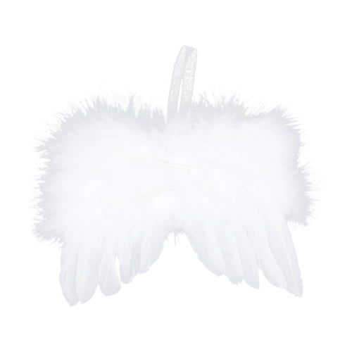 Angel Wing Ornament – Angel Feather Wings for Crafts 10 Pack White