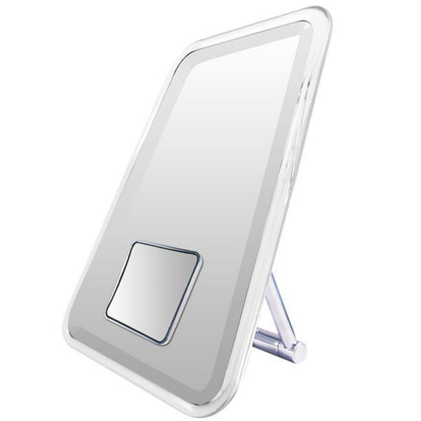 Miroir en forme de trapèze Rucci avec petit miroir à insert magnétisé à grossissement 10x