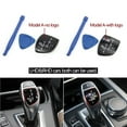 thumbnail image 4 of Car Interior Gear Shift Knob Panel Sticker Cover P Button For BMW 1-5 7 X3 X4 F20 F30 F31 F10 F11 F01 F02 F25 F26, 4 of 7