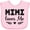 AD-Pink, variant on Inktastic Mimi Loves Me Baby Clothes Girl Girls Baby Bib