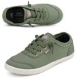 thumbnail image 2 of JENN ARDOR Women's Canvas Shoes Adjustable Laces Slip-on Fashion Low Top Tennis Sneakers Casual Walking Running Shoes, 2 of 9