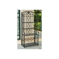 thumbnail image 3 of Maykoosh Medieval Majesty 5-Tier Bakers Rack - Sturdy Iron Construction, Elegant Hammered Finish, Dimensions: 67 x 31 x 16 Inches, Great for Storage-Color:Antique Black, 3 of 3