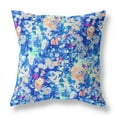 thumbnail image 4 of Sea Garden Rose Indoor/Outdoor Pillow in Bright Blue 18x18, 4 of 6