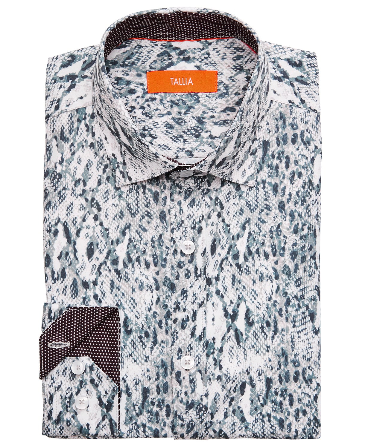 snakeskin dress shirt
