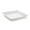 White, variant on Smarty 12" x 12" White Square with Groove Rim Plastic Serving Trays 24ct