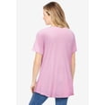 thumbnail image 2 of Woman Within Plus Size Criss Cross Tee, 2 of 6