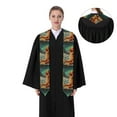 thumbnail image 4 of Kdxio Space Adventurer Cat Graduation Stole Class, Graduation Sash, Unisex Adult 36" Academic Commencements-Sharp Corner, 4 of 7