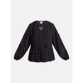 thumbnail image 6 of Scenario Women's Gathered Yoke Blouse with Long Sleeves, Sizes XS-XXXL, 6 of 6
