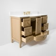 thumbnail image 4 of Lauren 42 in. Bath Vanity Set in Oak with White Quartz Top and Undermount Basin, 4 of 8