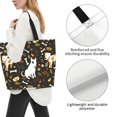 thumbnail image 3 of Naloa Bones And Leaves Tote Bag for Women Large Capacity Shoulder Bag for College Work Travel Shopping, 3 of 8