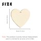 thumbnail image 3 of Christmas Decorations Clearance!! Personalized Custom Wooden Heart Pendant Christmas Decoration Pendant Hanging Decoration, 3 of 8
