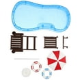 thumbnail image 2 of Mini Beach Dollhouse Set with Pool, Chair, Umbrella & Toys, 2 of 6