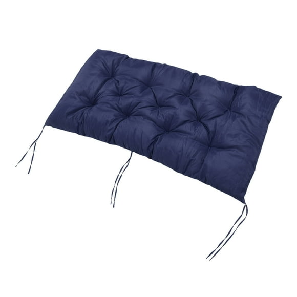 Outdoor Bench Cushion Swing Cushion Patio Chair Cushion 100x50cm Rainproof Sun Proof with 3 Straps for Garden Furniture Loveseat Deck