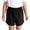 Black, variant on CQONEPT Boys Girls Shorts Summer Elastic Waist School Uniform Shorts with Pockets 5-14 Years Yellow 6 Months