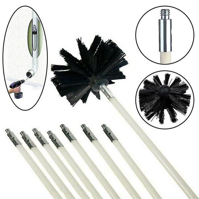 Kit de limpieza de chimeneas que incluye varilla y cepillo huangjie unisex