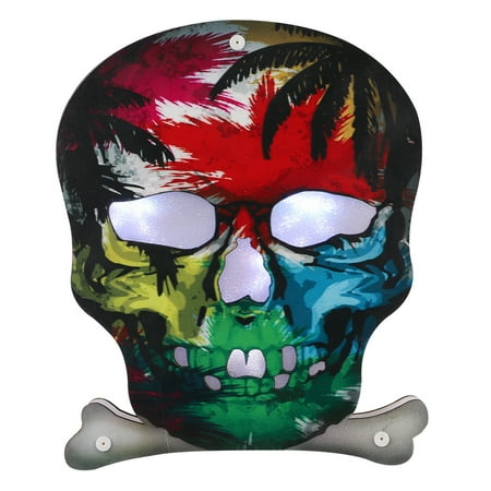 

Skull Shaped LED Night Light Decorative Halloween Bedside Lamp Desktop Light Festival Party Adornment Scene Layout Props (Patter