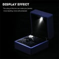 thumbnail image 3 of Led Lighted Ring Box Earring Ring Gift Case Wedding Ring Jewelry, 3 of 5