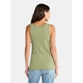 thumbnail image 3 of Time and Tru Women's Maternity Non Shirred Tank Top, Sizes S-XXL, 3 of 5