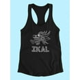 thumbnail image 3 of Snake Head And Ikal Text Tank Women -Ikal Designs, Female x-Large, 3 of 4