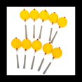 thumbnail image 1 of 10 Piezas de Invierno al Aire Libre Pesca en Hielo Sonajero Bola CañA de Pescar Ligeros Aparejos de Pesca de Invierno Amarillo Anaranjado, 1 of 5