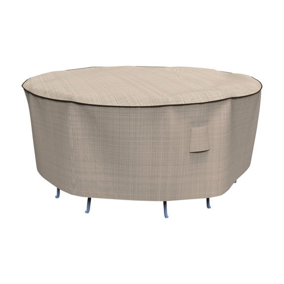 Budge S Black Ivory Patio Round Table/Chairs Cover, StormBlock™ Mojave