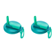 thumbnail image 1 of Tapas para Latas Refresco Con Pajita Silicona Reutilizables ( ) Azul Y Verde 1 Ud., 1 of 5
