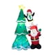 thumbnail image 2 of Costway Árbol de Navidad Hinchable con Papá Noel Muñeco de Nieve y Pingüino Decoración Festiva Inflable con Luz Multicolor, 2 of 10