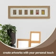 thumbnail image 3 of Luxshiny Multi Picture Frame Wood Display Light Brown For Wall Mounted and Tabletop 1Pack, 3 of 8