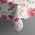 thumbnail image 3 of Pioneer Flower Floral Print Pattern Rectangle Tablecloth 60"x102",Waterproof Polyester Rectangle Table Cloth, Wipeable Spillproof Polyester Tablecloth for Dining, Camping, Indoor and Outdoor, 3 of 6