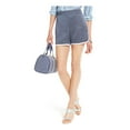 thumbnail image 2 of Tommy Hilfiger Womens Pipe-Trim Polka Dotted Casual Walking Shorts, Blue, 16, 2 of 2