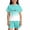 A-Green455, variant on Jamsmile Toddler Girls Sets Sportswear Gradient Heartbeat Print Tshirts With Shorts Summer 2 Piece Kids Girls Athletic Tracksuits